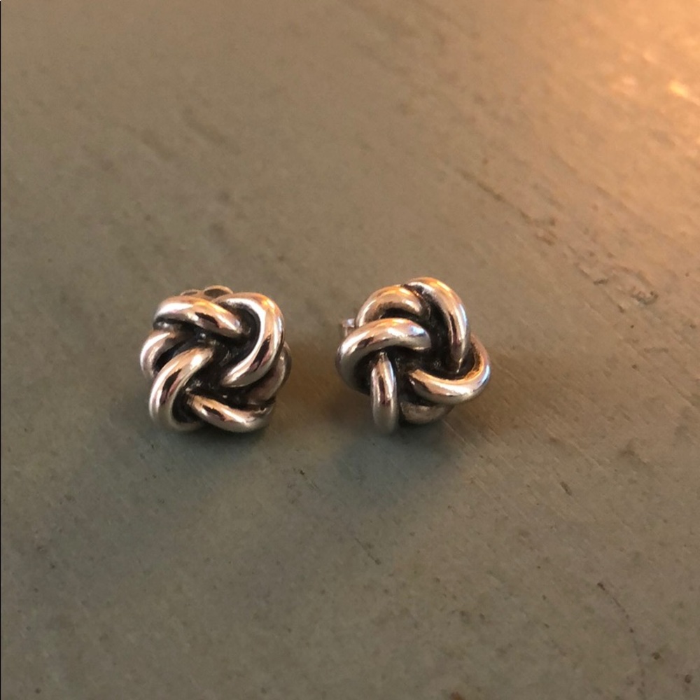 James Avery original lovers knot earring